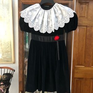 Vintage Jayne Copeland Edwardian Velvet Dress Sz 5